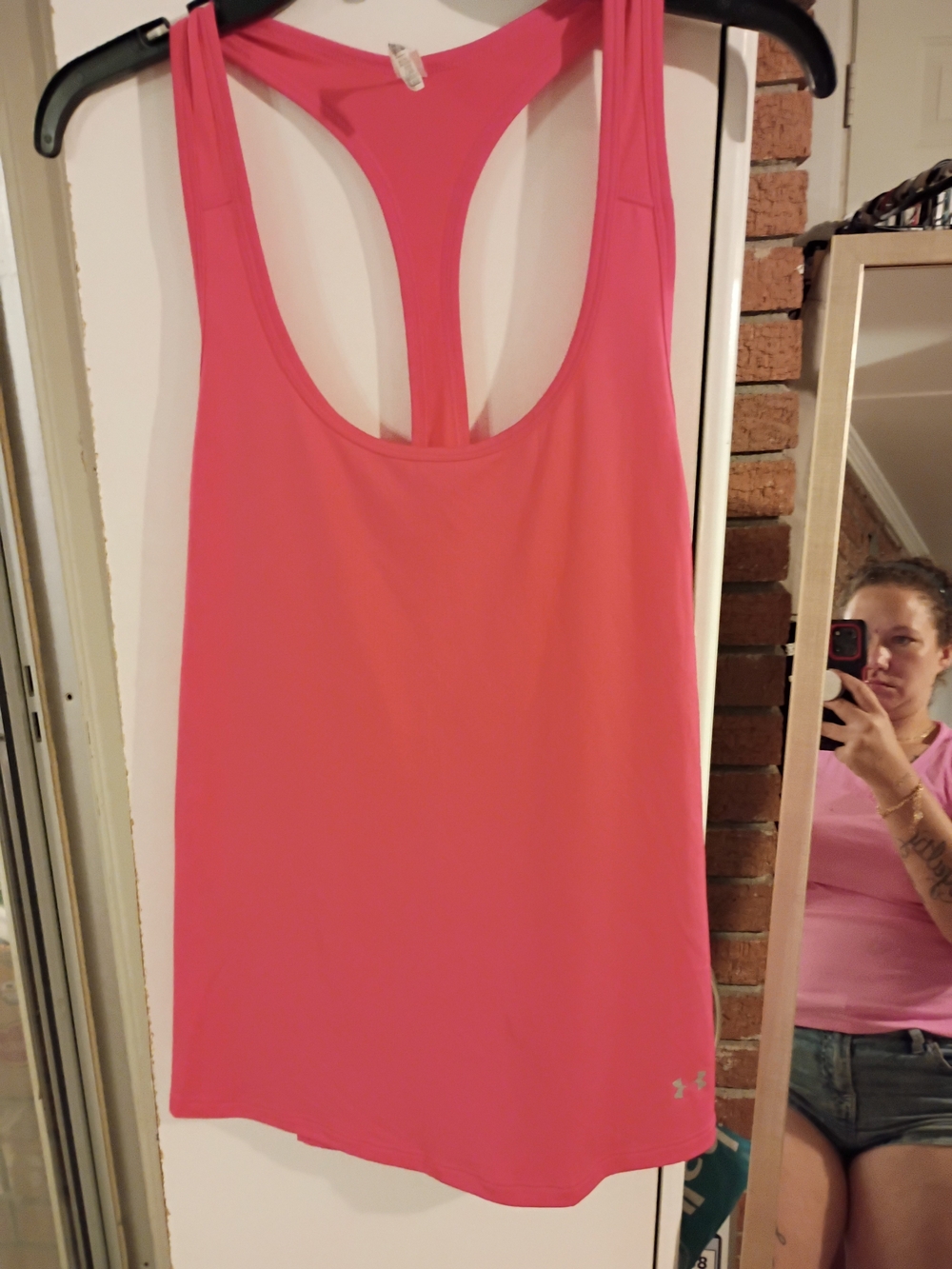 Under Armour Women’s Pink Racerback Tank Top